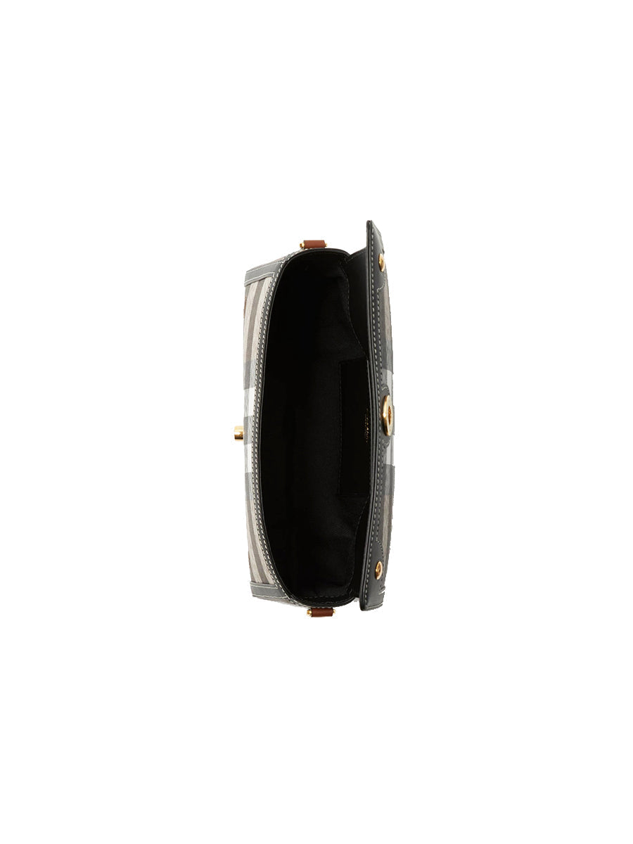 Top Handle Note Bag in Dark Birch Brown