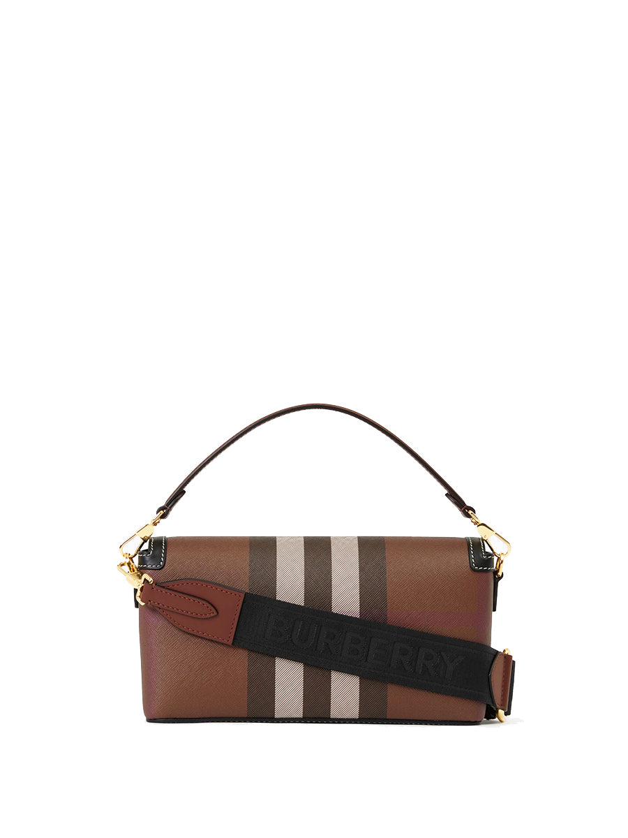 Top Handle Note Bag in Dark Birch Brown