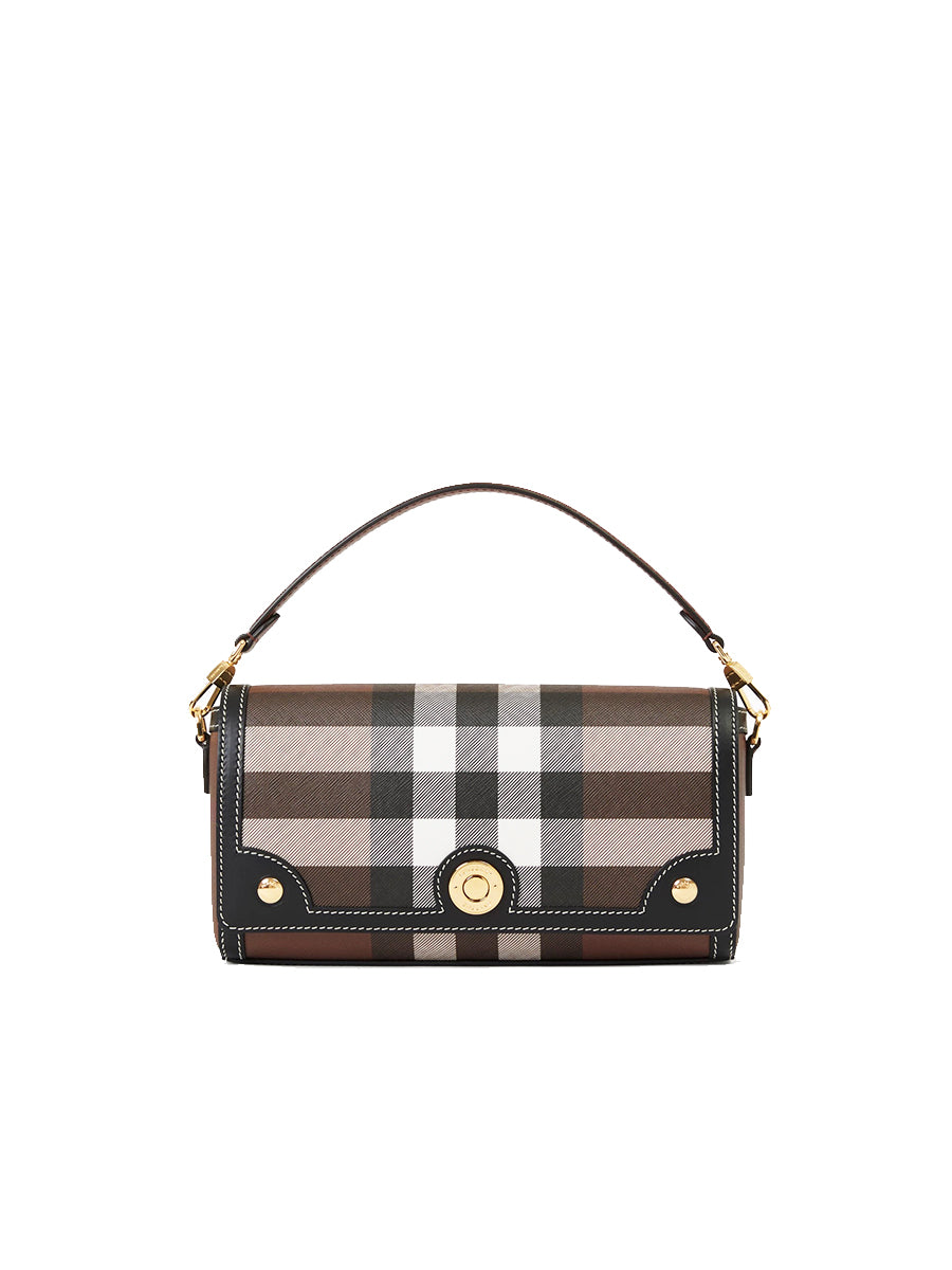 Top Handle Note Bag in Dark Birch Brown