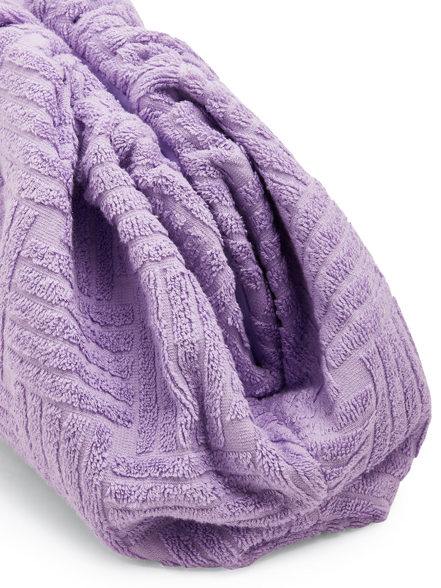 Pouch in Towel Purple