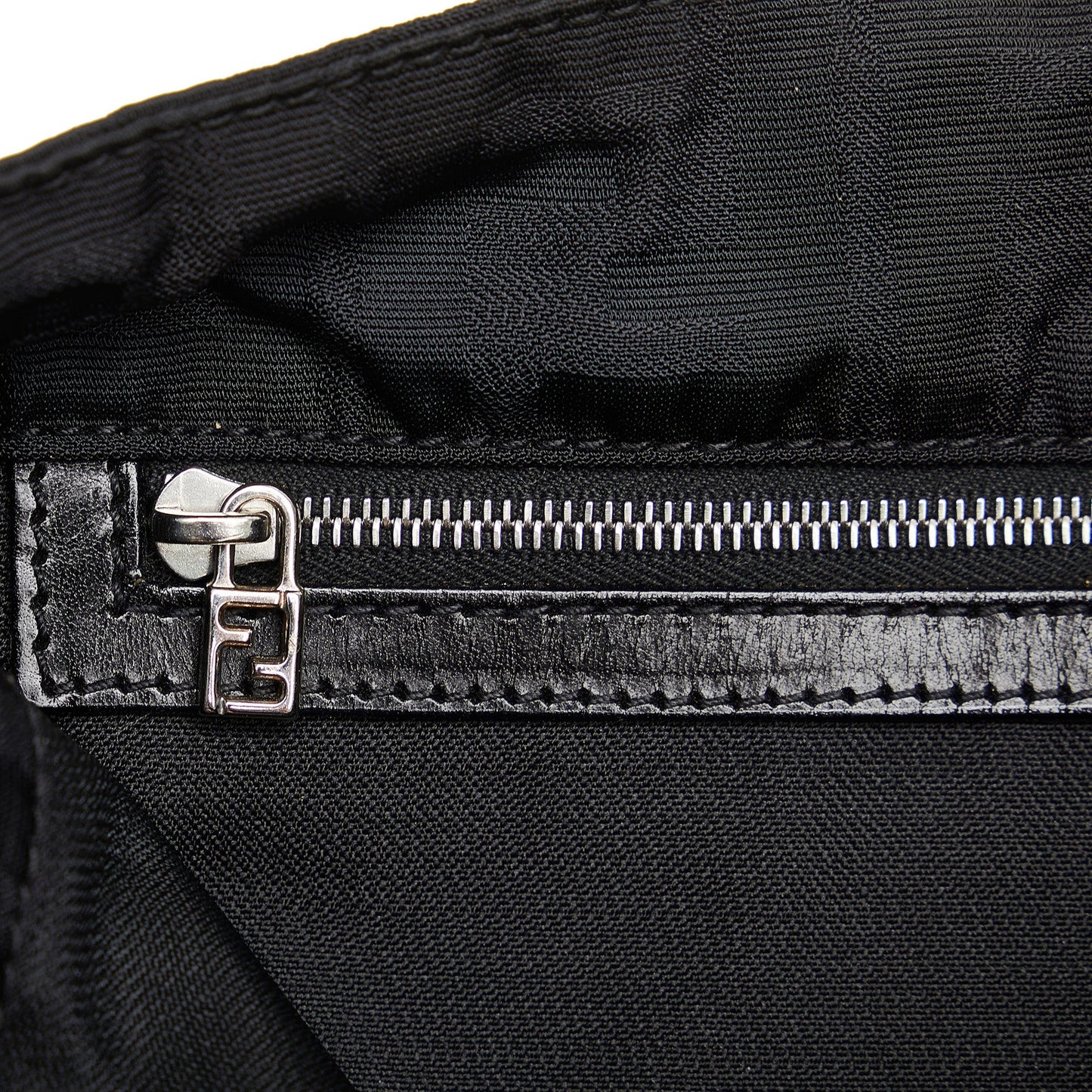 Fendi Crossbody Bag Black Zucca Canvas