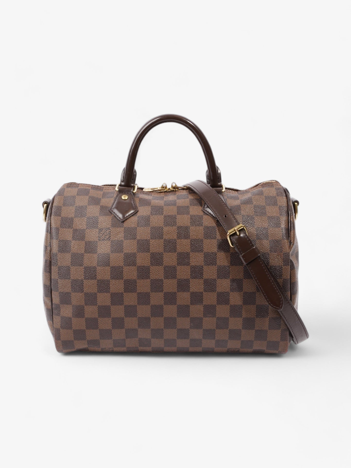Louis Vuitton Speedy Bandouli猫re 30 Damier Ebene Coated Canvas