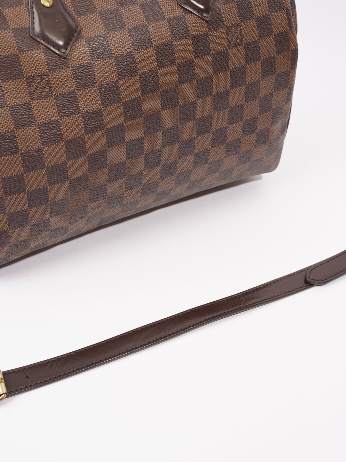 Louis Vuitton Speedy Bandouli猫re 30 Damier Ebene Coated Canvas