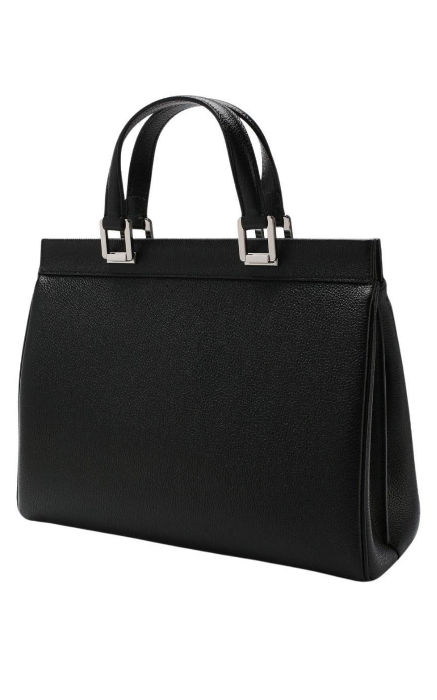 Black Zumi Medium Leather Tote Bag
