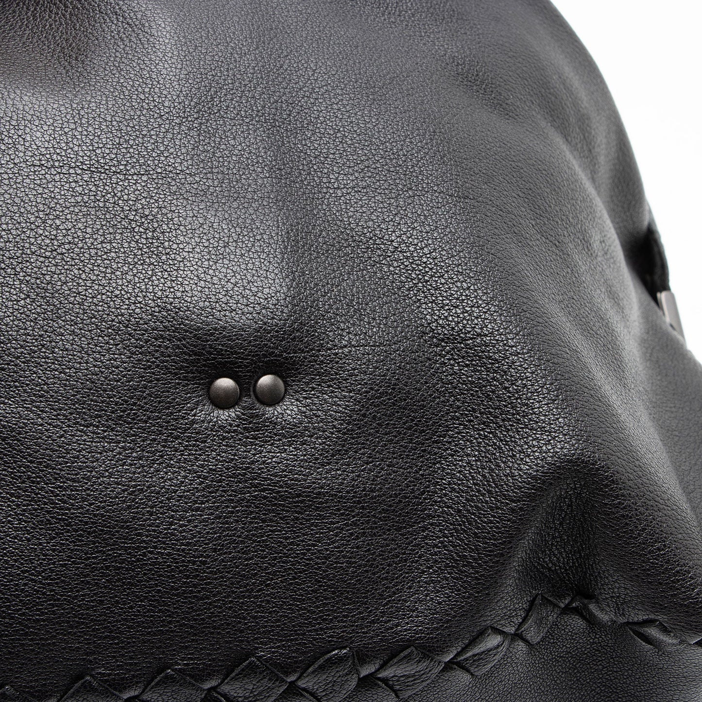 Bottega Veneta Buffalo Leather Satchel (SHF-W1iSWN)