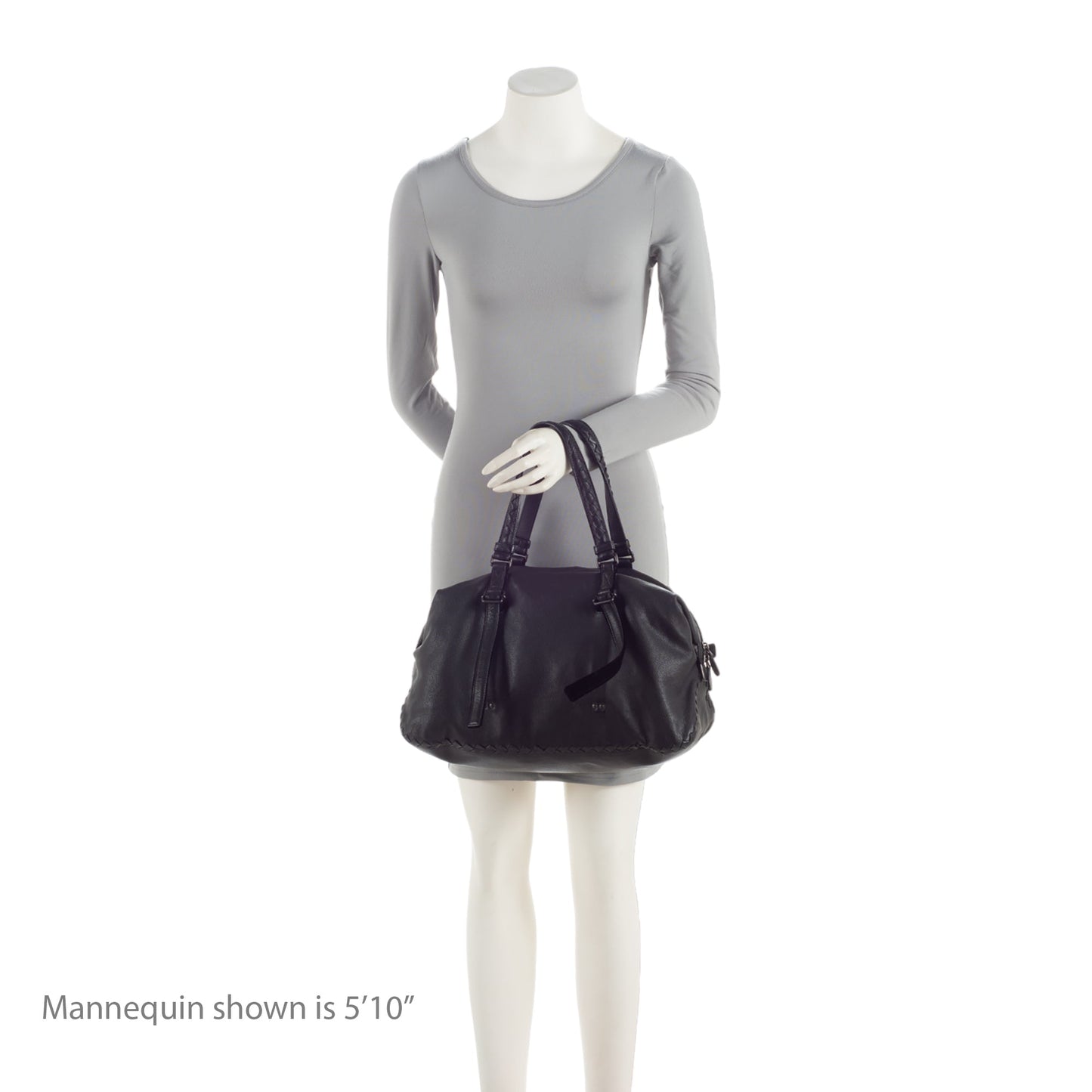 Bottega Veneta Buffalo Leather Satchel (SHF-W1iSWN)