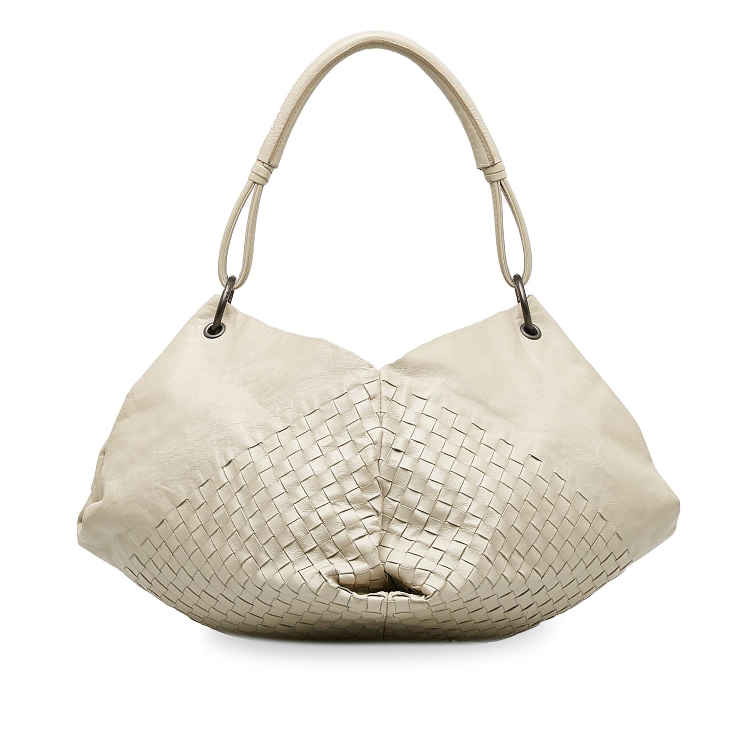 Bottega Veneta Intrecciato Aquilone Fortune Cookie Hobo (SHG-FJDG7x)