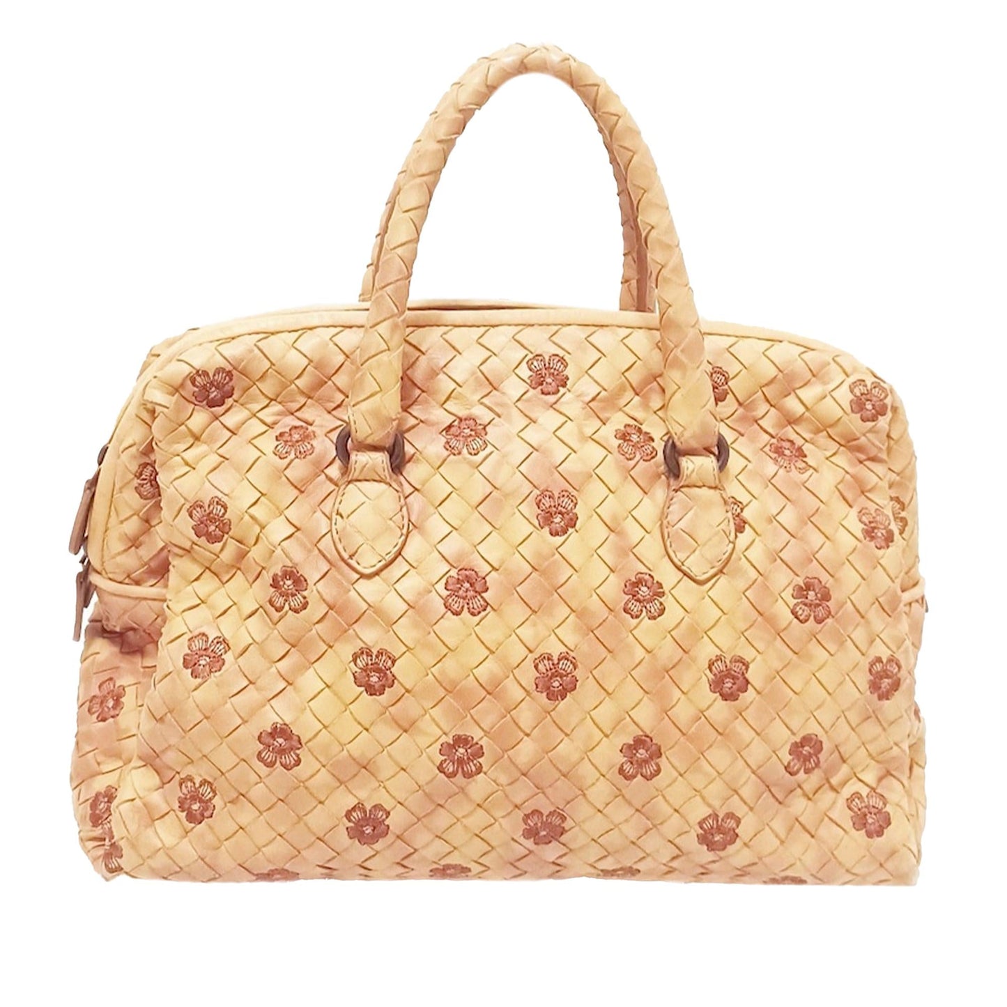 Bottega Veneta Intrecciato Flower Boston (SHG-ijw1jM)