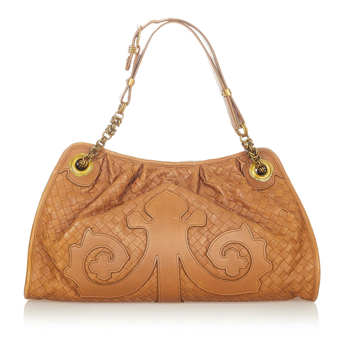 Bottega Veneta Intrecciato Leather Shoulder Bag (SHG-36212)