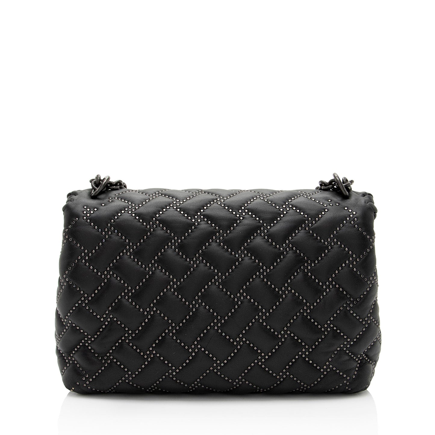 Bottega Veneta Intrecciato Microstud Olimpia Medium Shoulder Bag (SHF-1Fq6ti)