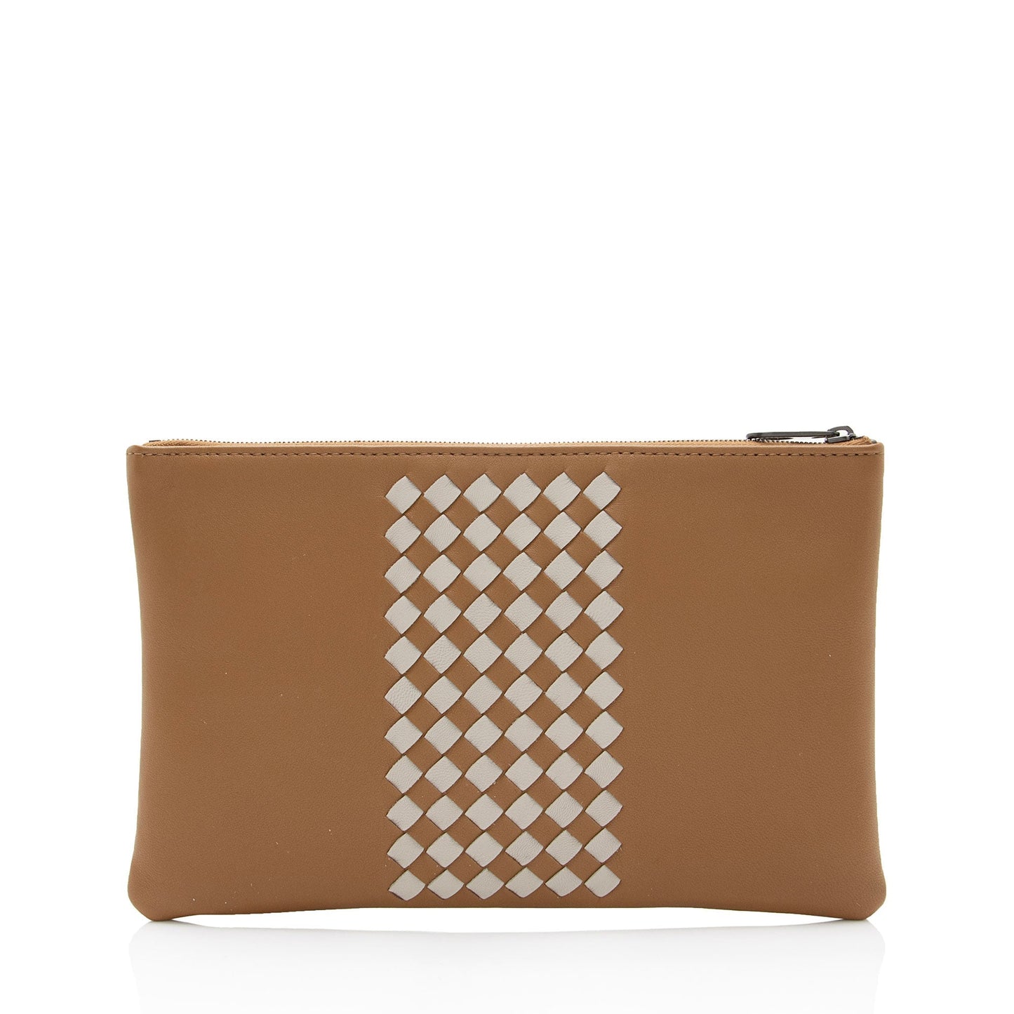 Bottega Veneta Intrecciato Nappa Zip Pouch (SHF-wyJGCB)