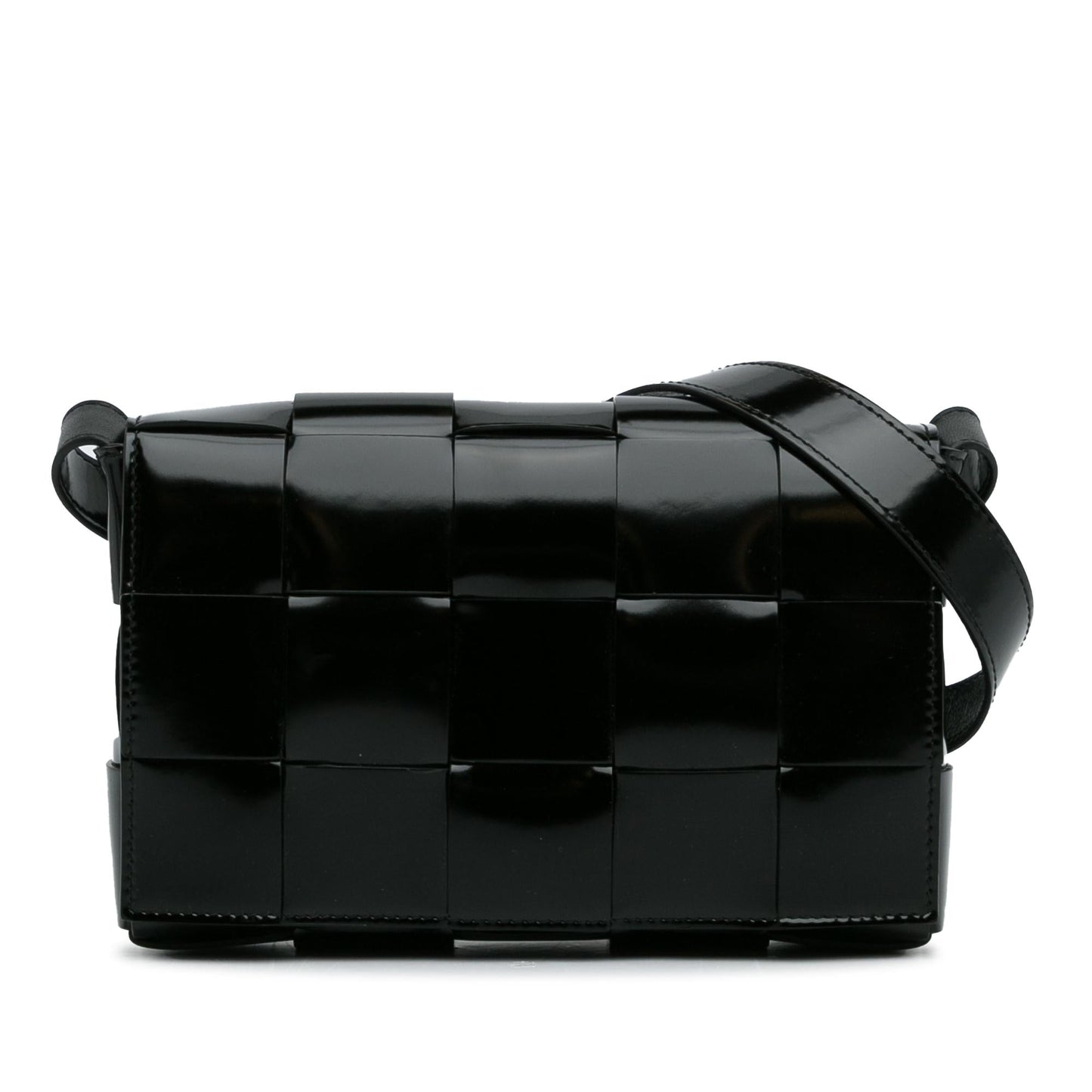 Bottega Veneta Intrecciato Patent Cassette (SHG-w1334a)