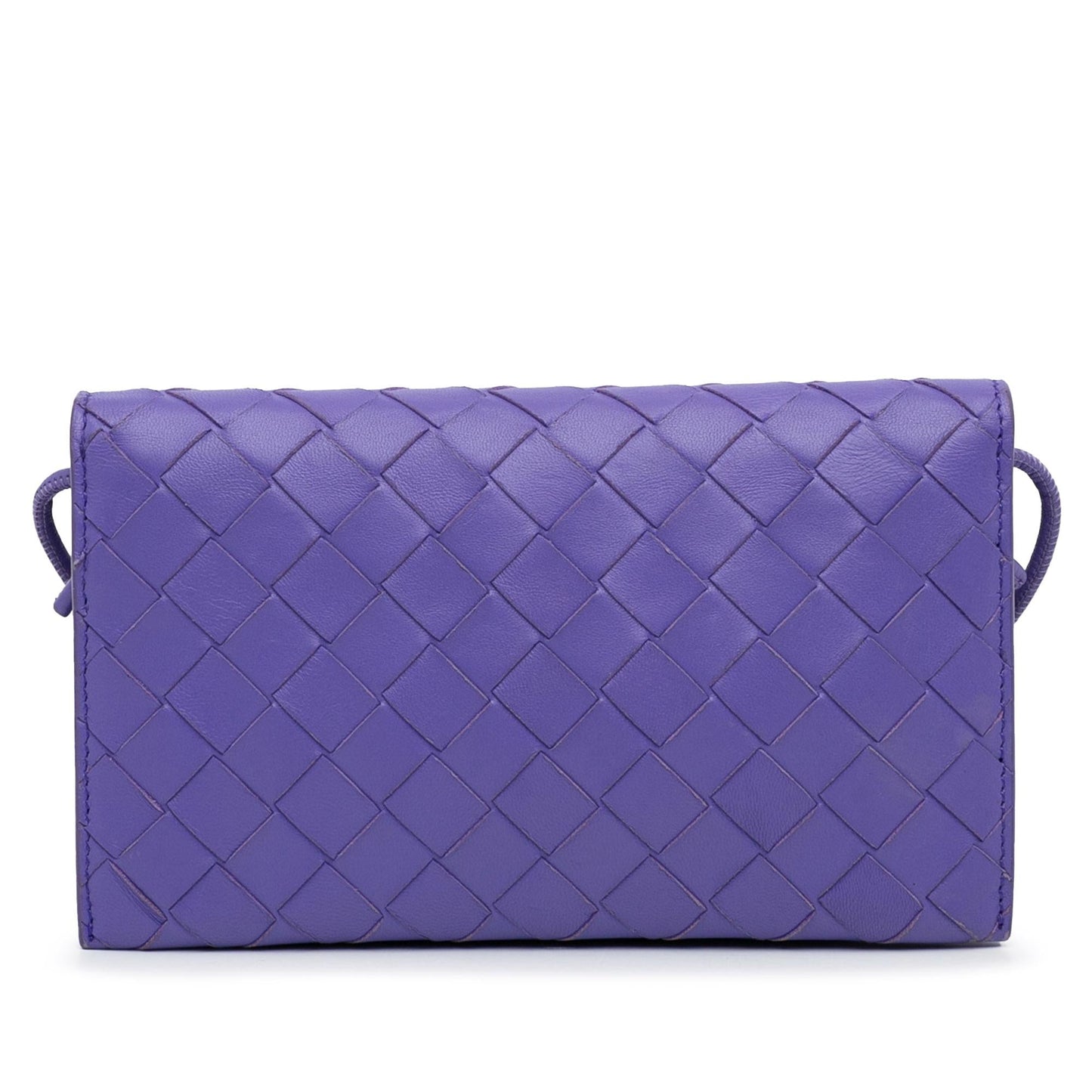 Bottega Veneta Intrecciato Wallet On Strap (SHG-Ar4xk5)