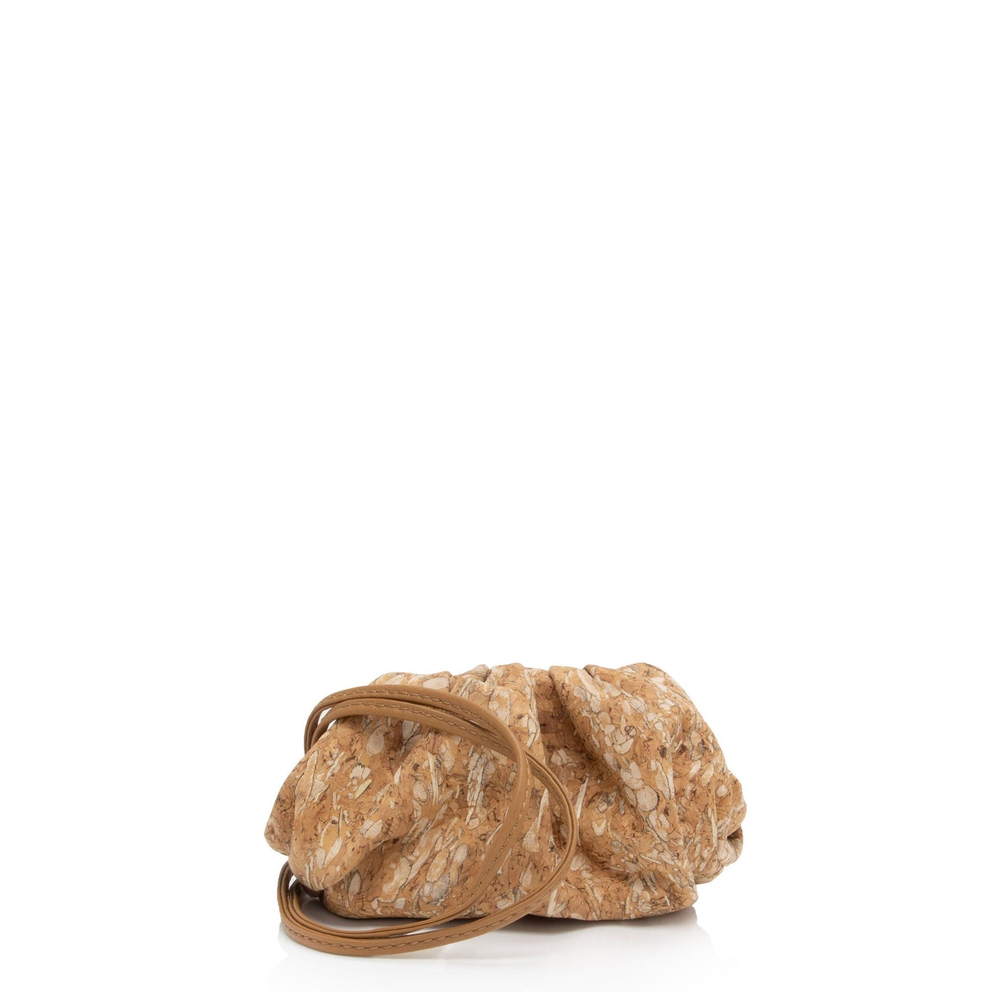 Bottega Veneta Leather Cork Extra Mini Pouch (SHF-Nj89fx)