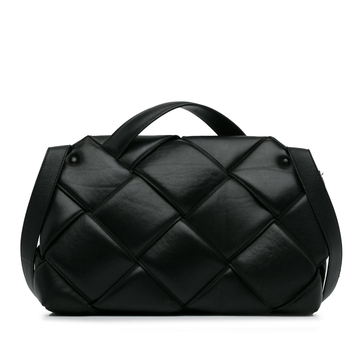 Bottega Veneta Maxi Intrecciato Padded Leather Satchel (SHG-sOI9vi)