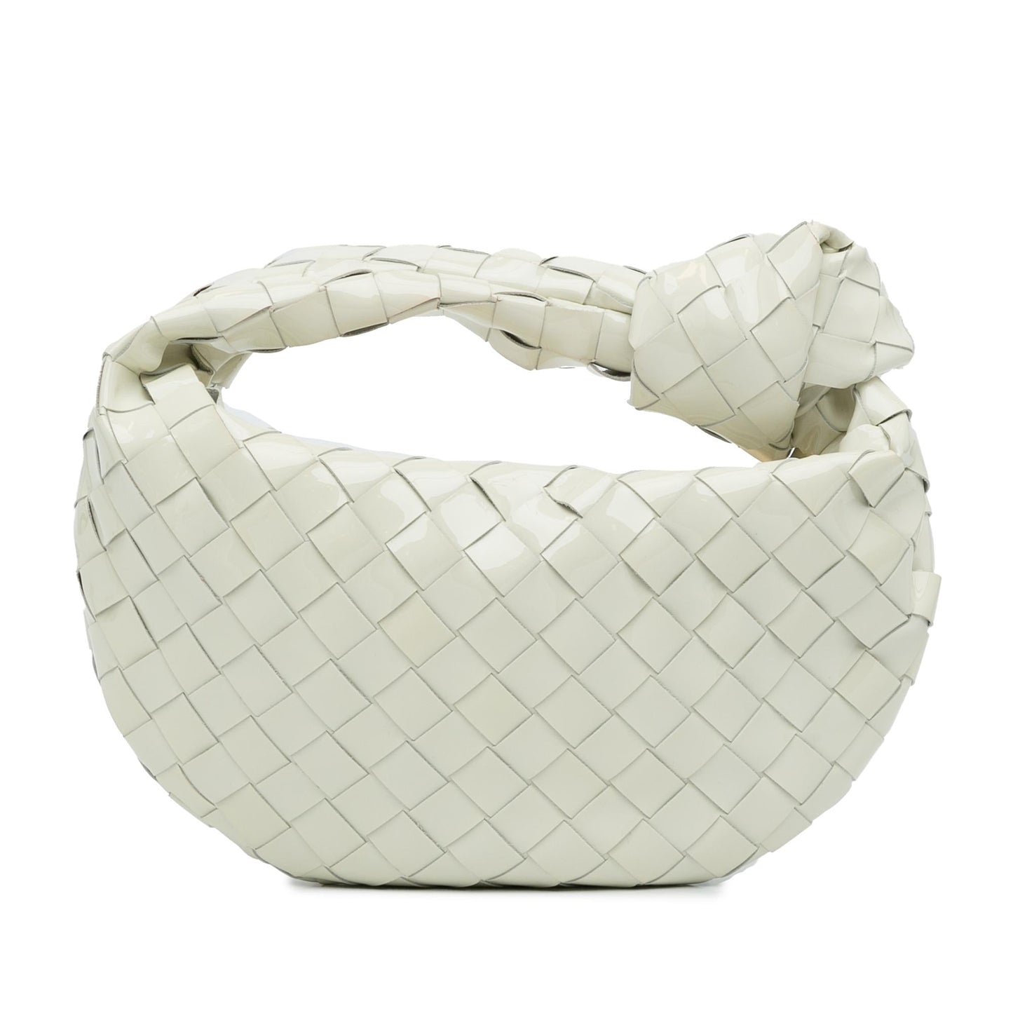 Bottega Veneta Mini Patent Intrecciato Jodie (SHG-ahL82g)