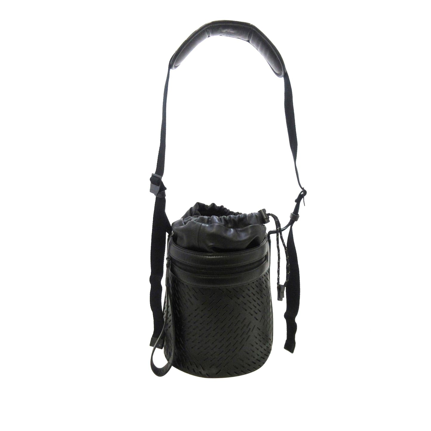 Bottega Veneta Perforated Leather Messenger Bag (SHG-G3GAmR)