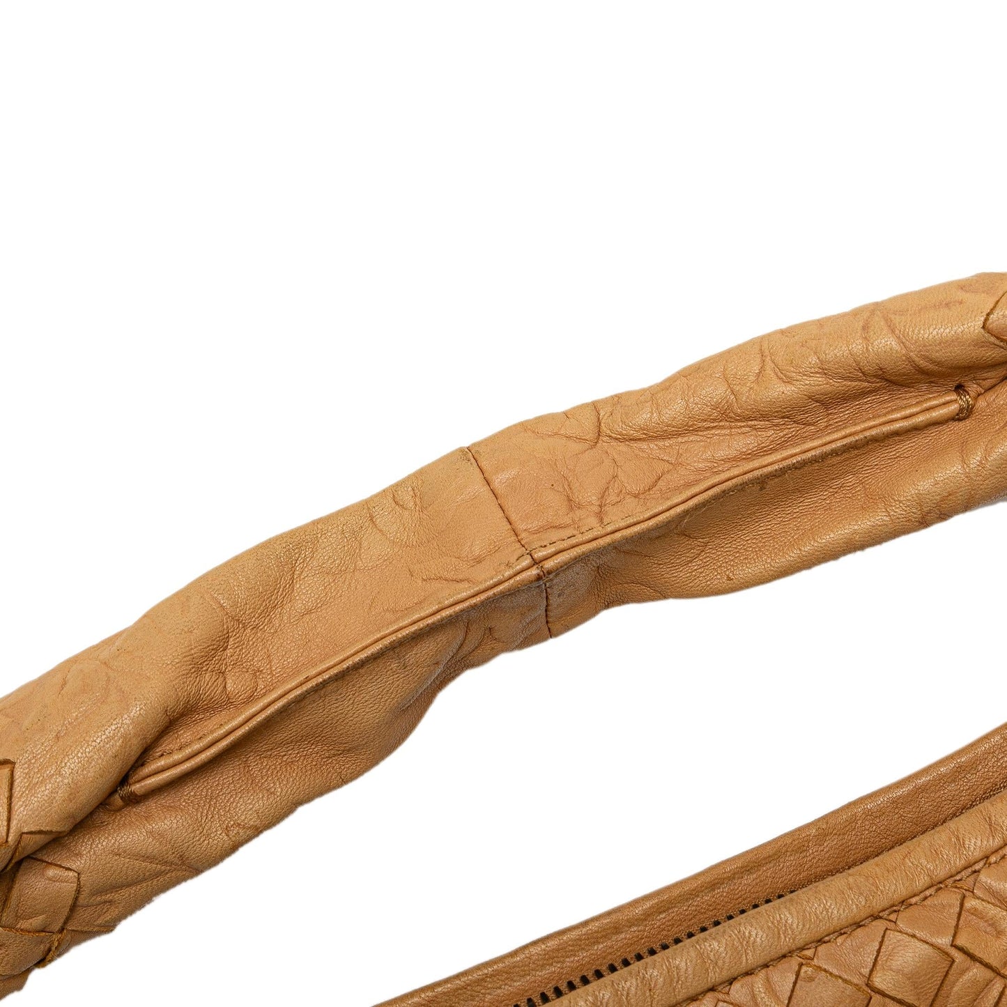 Bottega Veneta Small Embossed Nappa Intrecciato Veneta Hobo (SHG-QKUbKu)