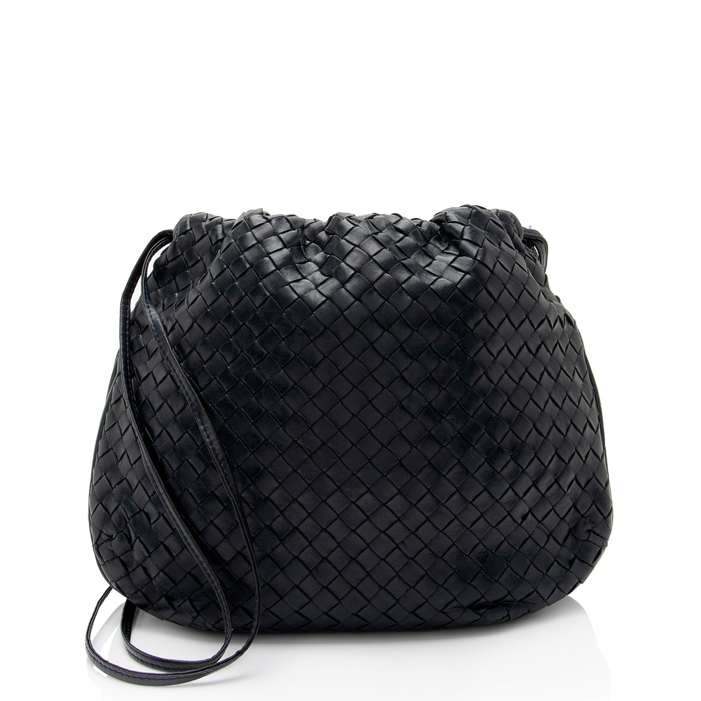 Bottega Veneta Vintage Intrecciato Nappa Drawstring Crossbody (SHF-oaFdRX)