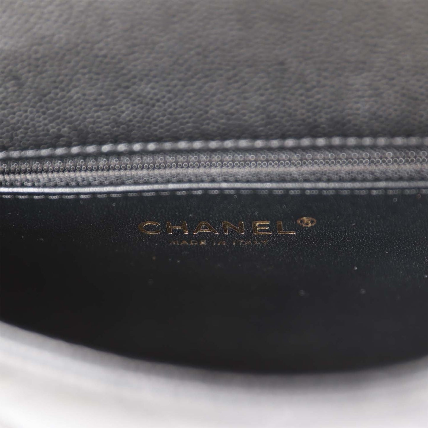 Chanel Sweetheart Crush Mini Rectangular Flap Bag Black Caviar Antique Gold Hardware