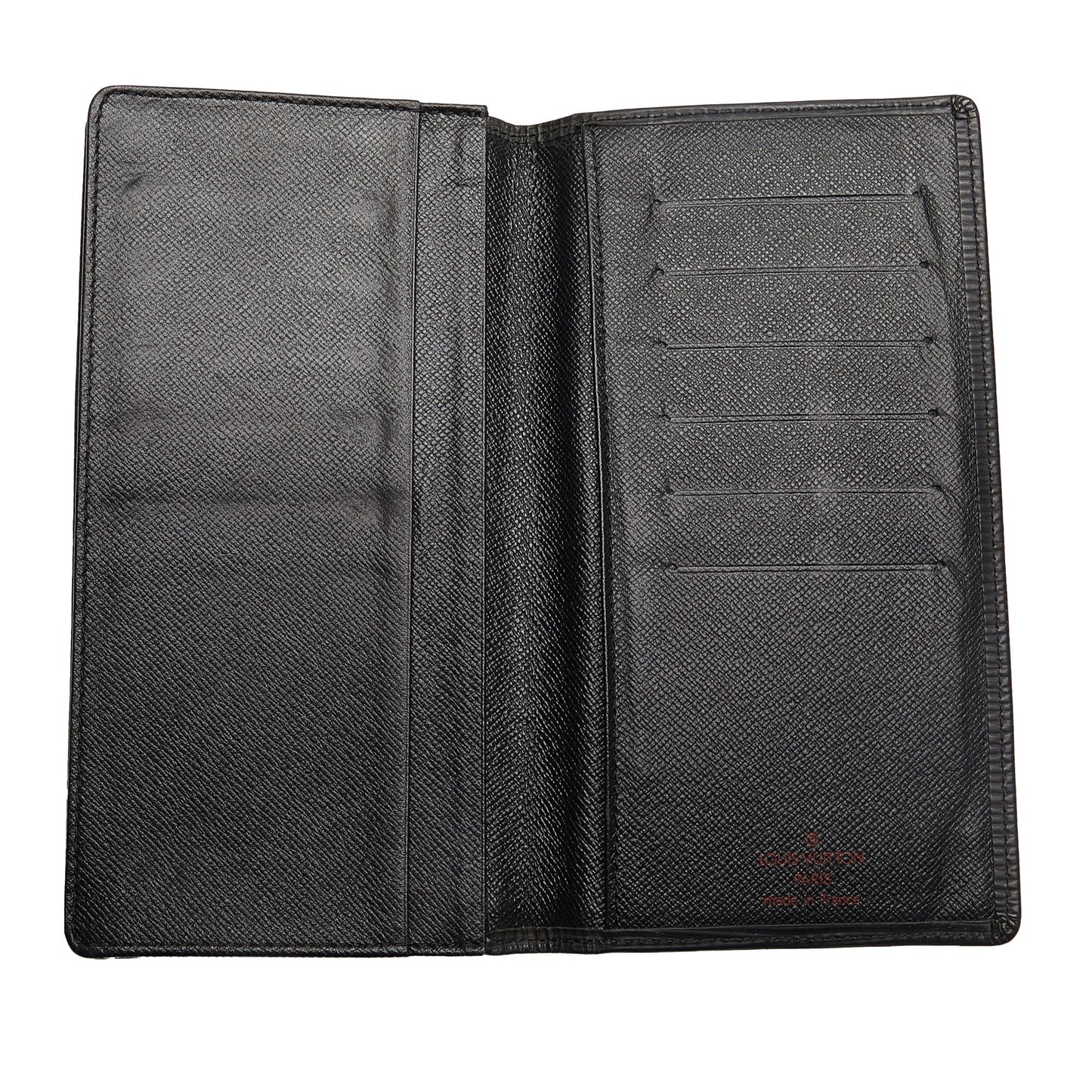 Black Louis Vuitton Epi Leather Brazza Wallet