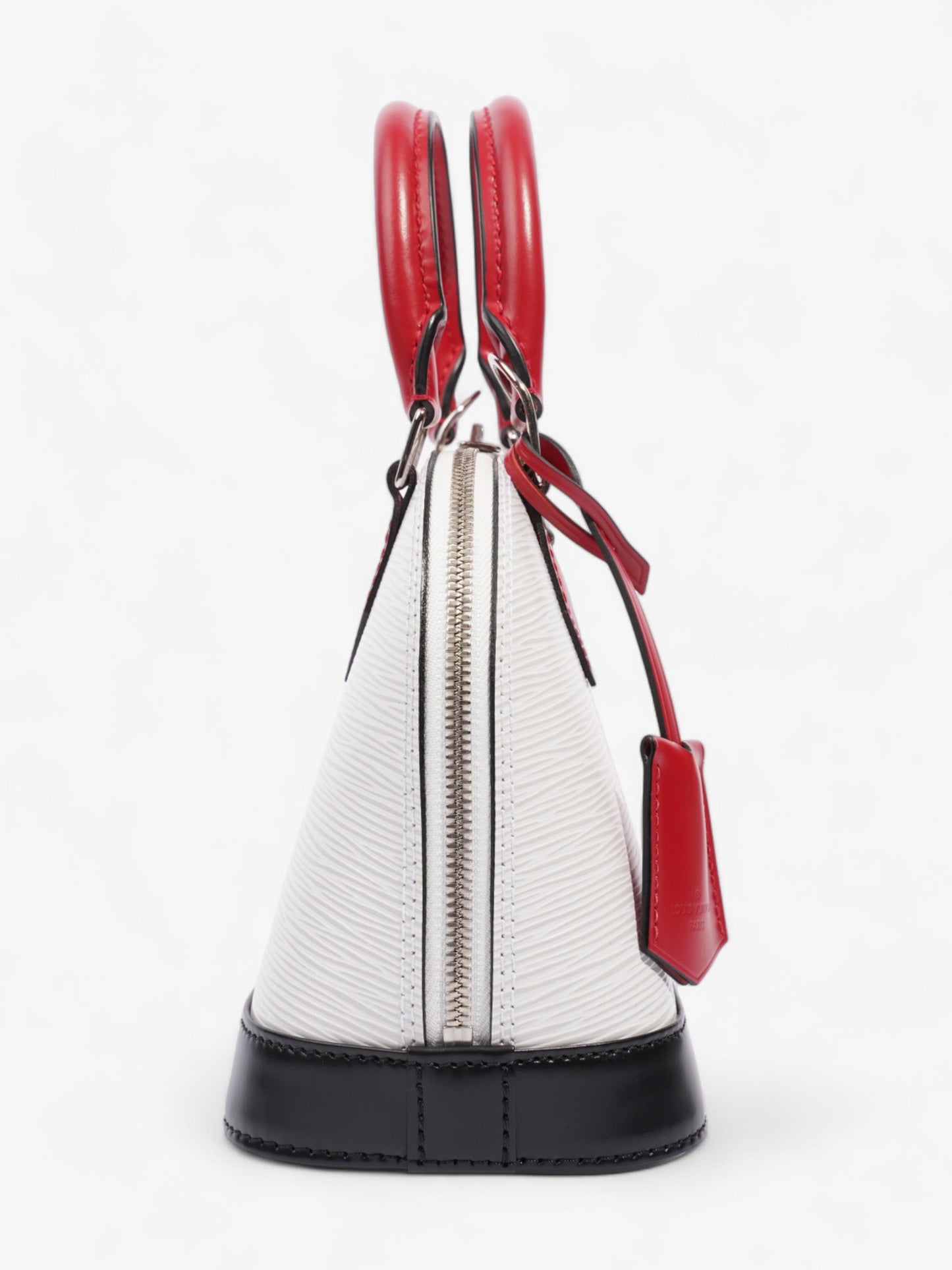 Louis Vuitton Alma BB White / Red / Black Epi Leather