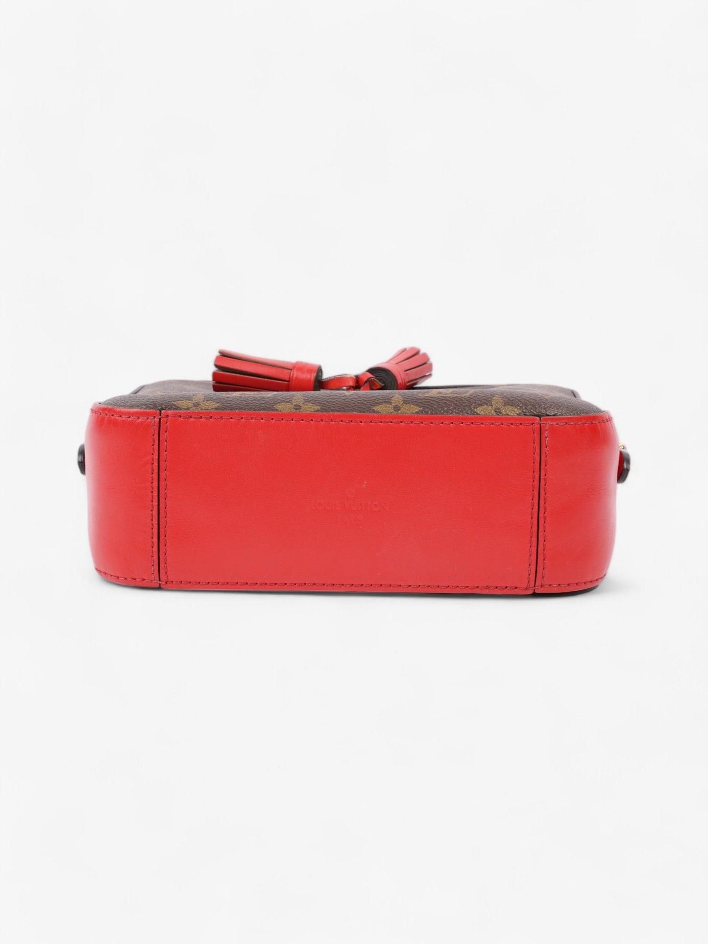 Louis Vuitton Saintonge Monogram / Red Coated Canvas