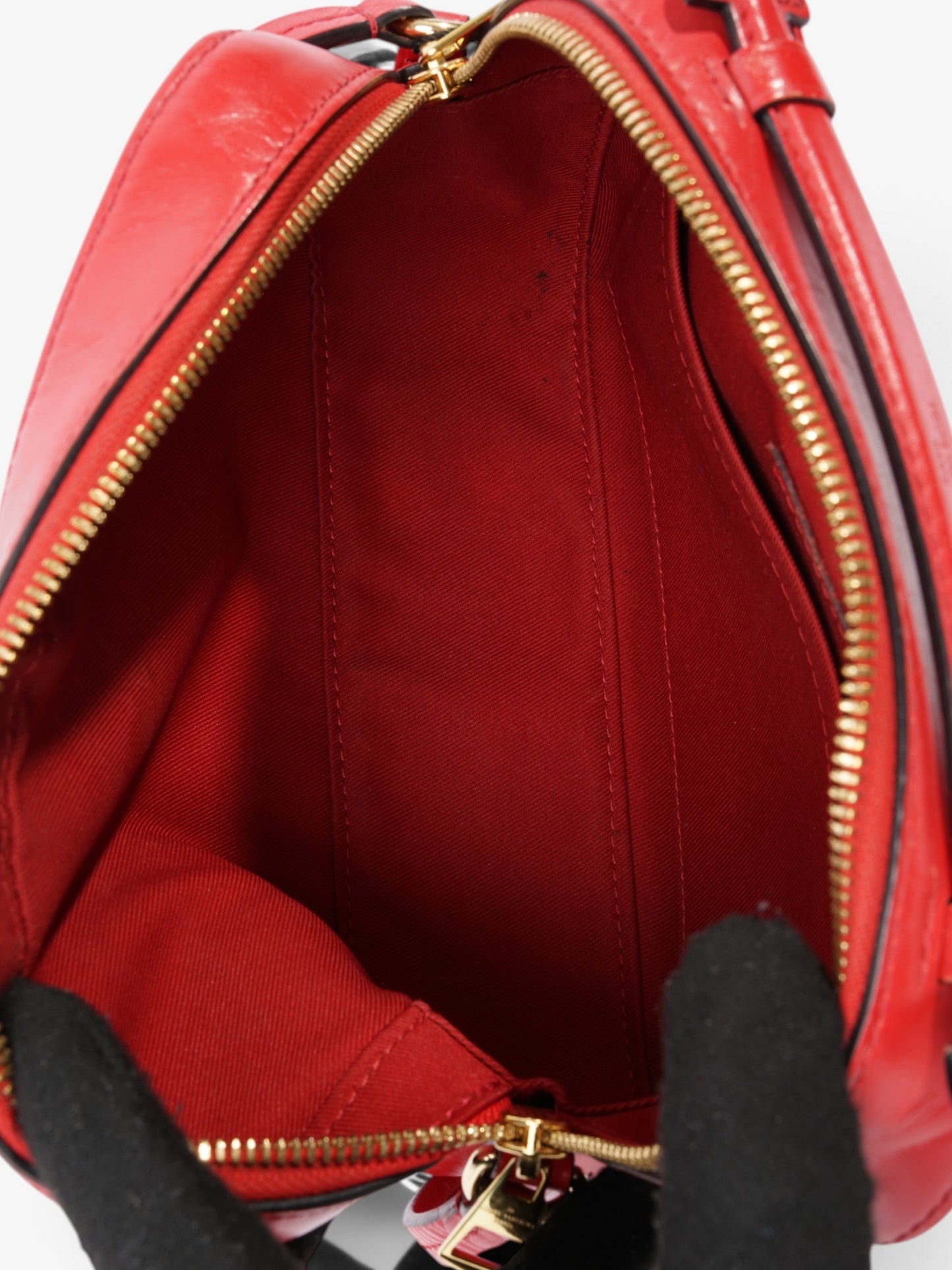 Louis Vuitton Saintonge Monogram / Red Coated Canvas