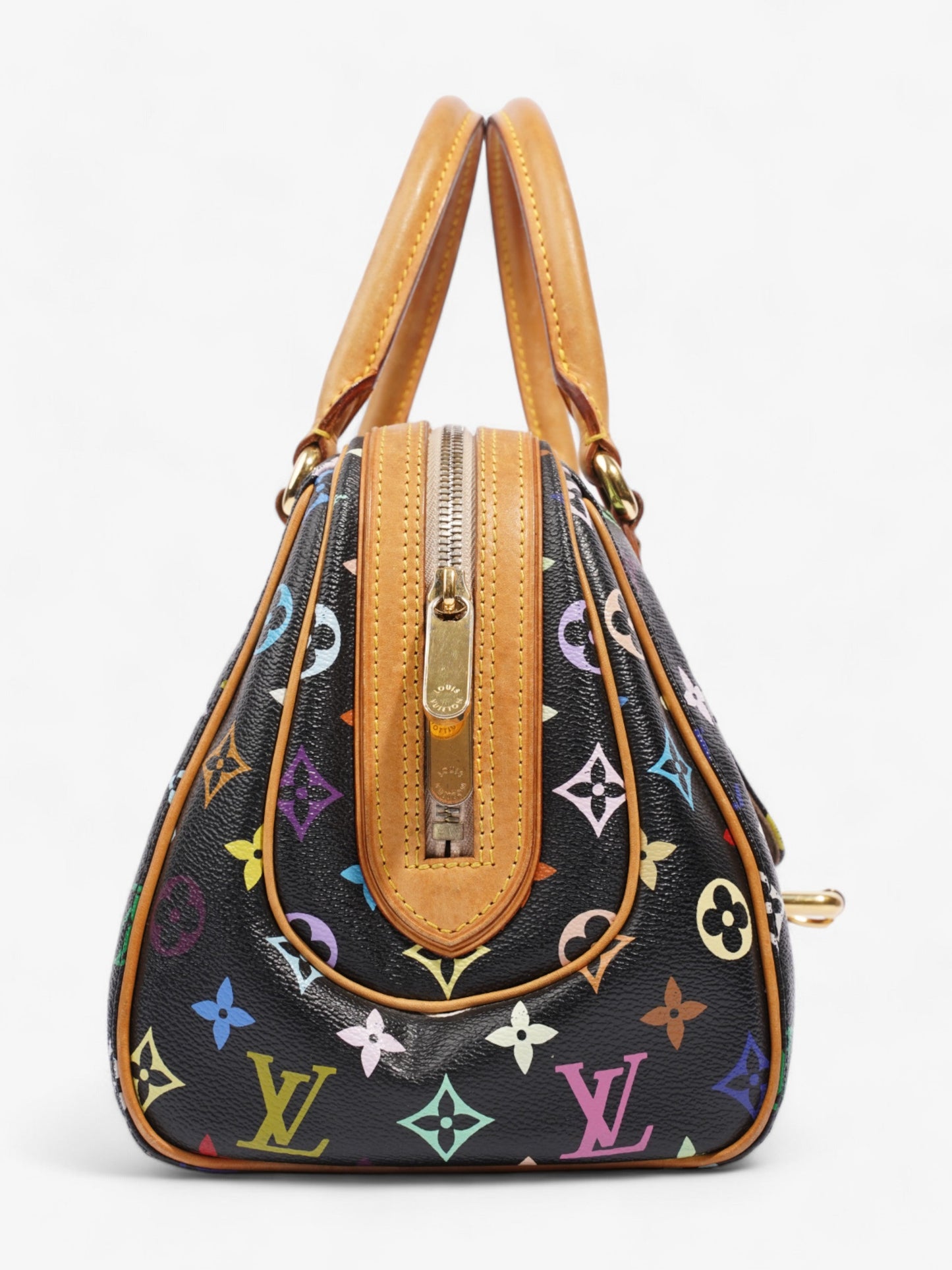 Louis Vuitton x Takashi Murakami Priscilla Black Multicoloured Monogram Coated Canvas
