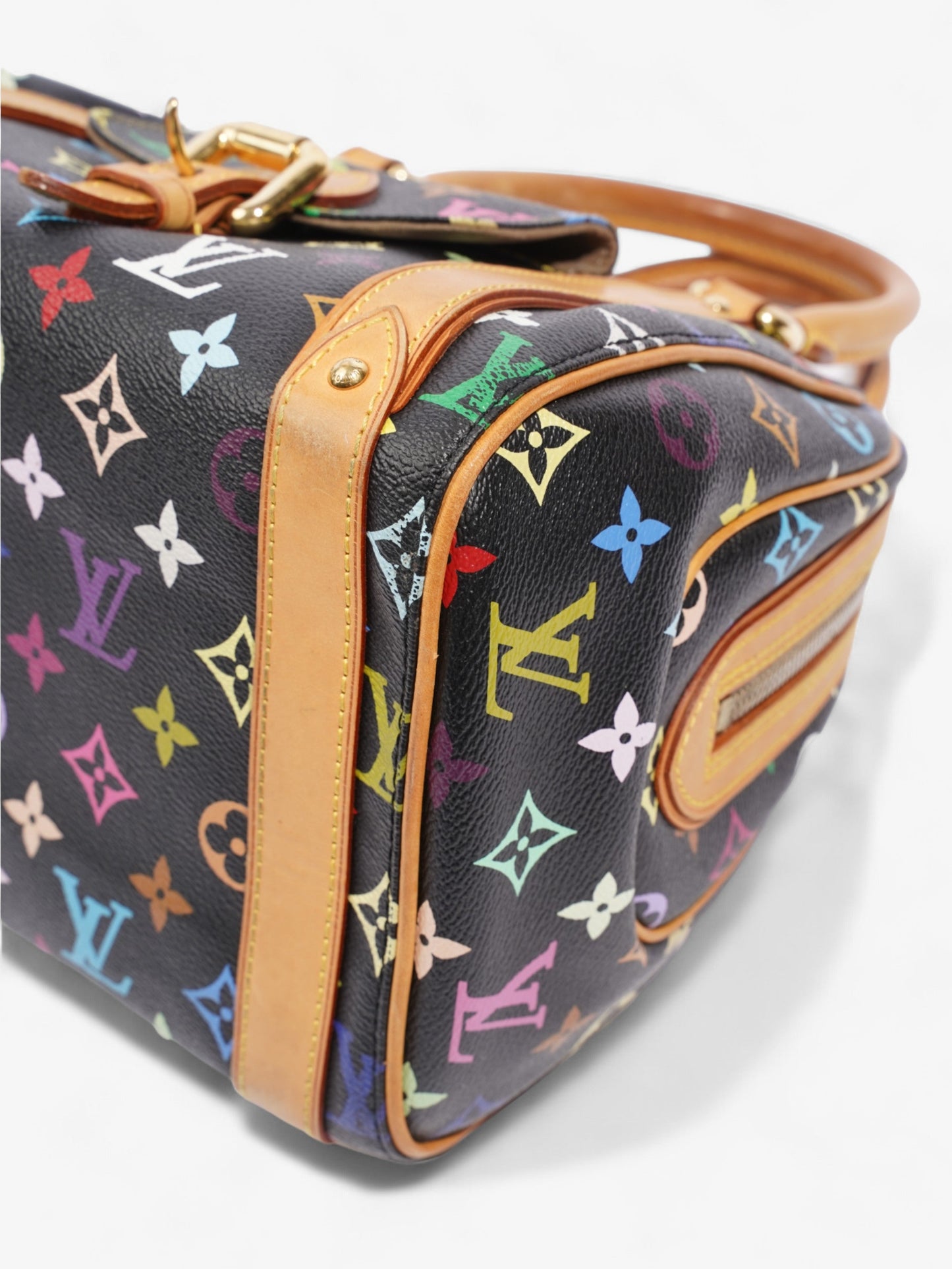Louis Vuitton x Takashi Murakami Priscilla Black Multicoloured Monogram Coated Canvas