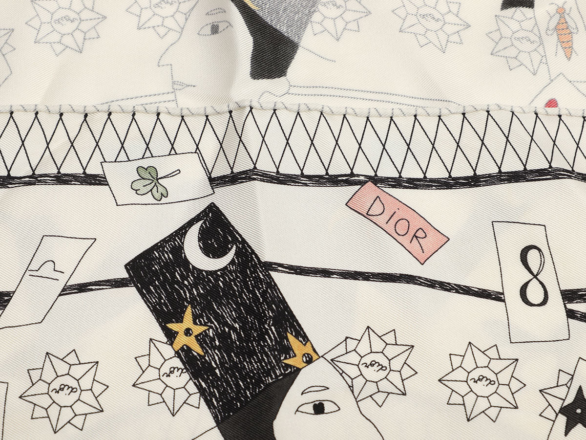 Dior Le Bateleur Silk Scarf