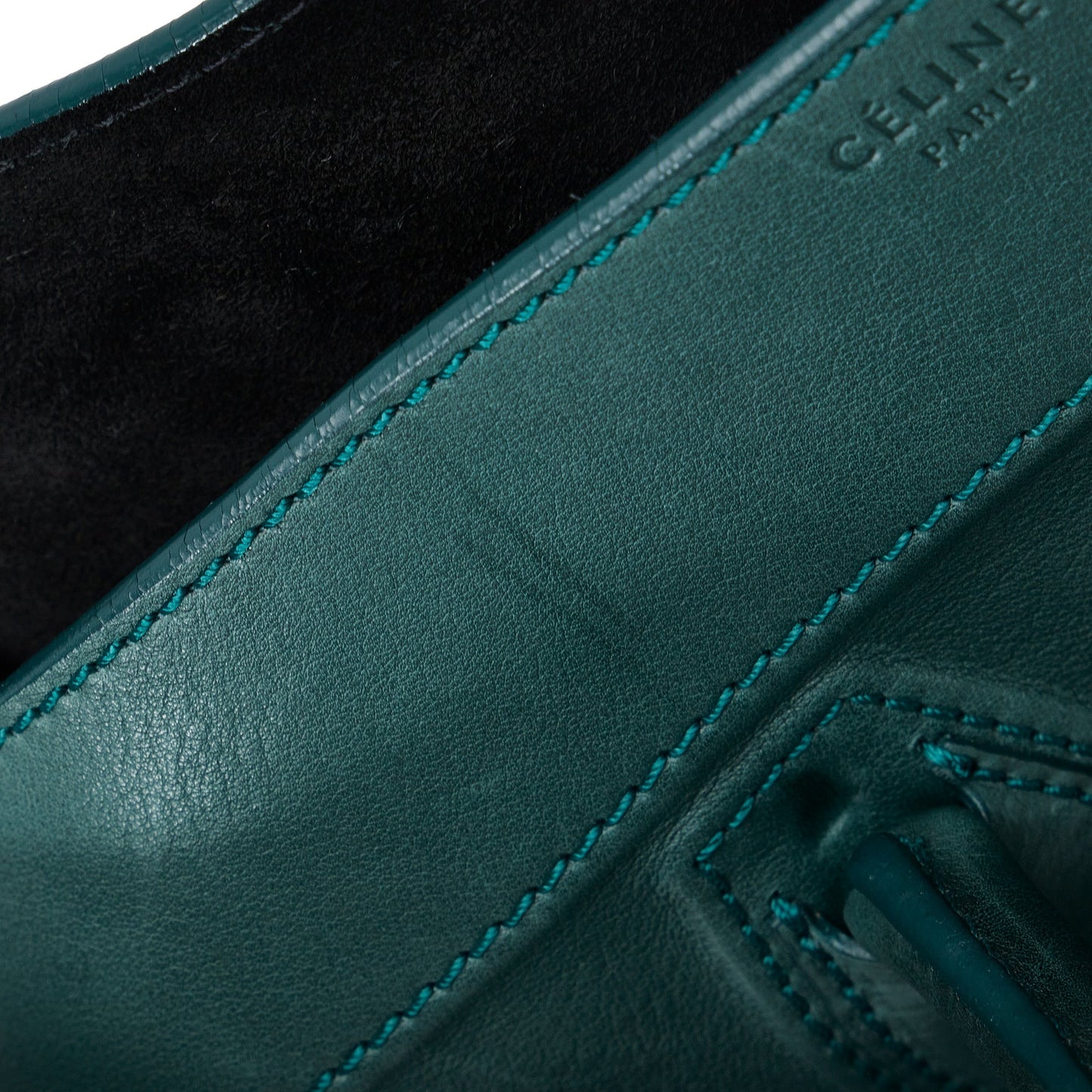 Green Celine Phantom Luggage Tote