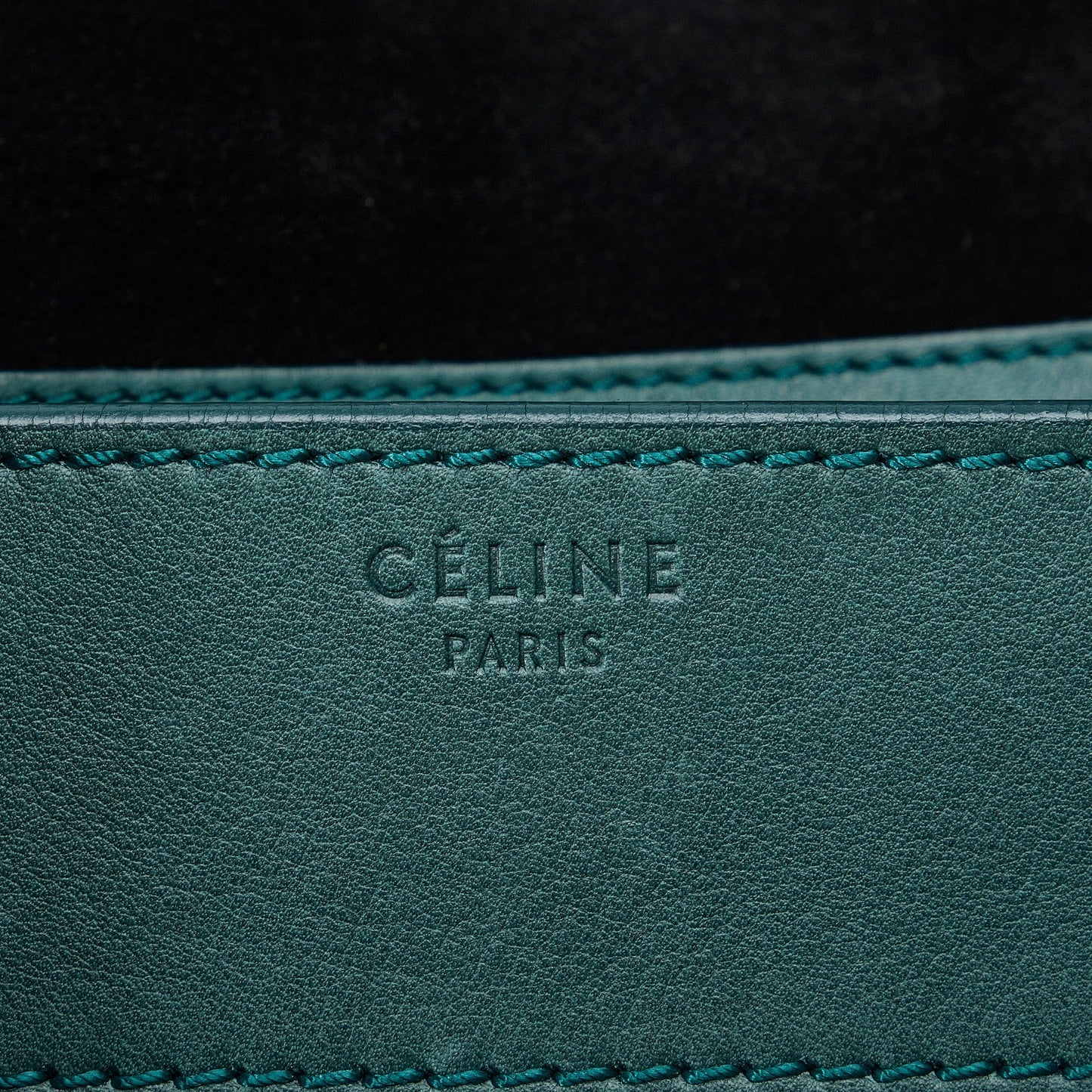 Green Celine Phantom Luggage Tote