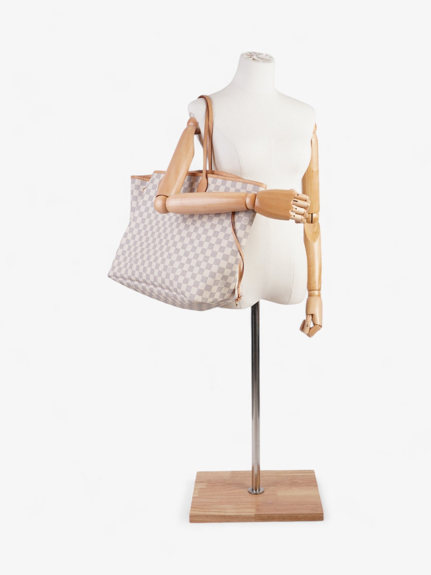 Louis Vuitton Neverfull Damier Azur  Coated Canvas GM