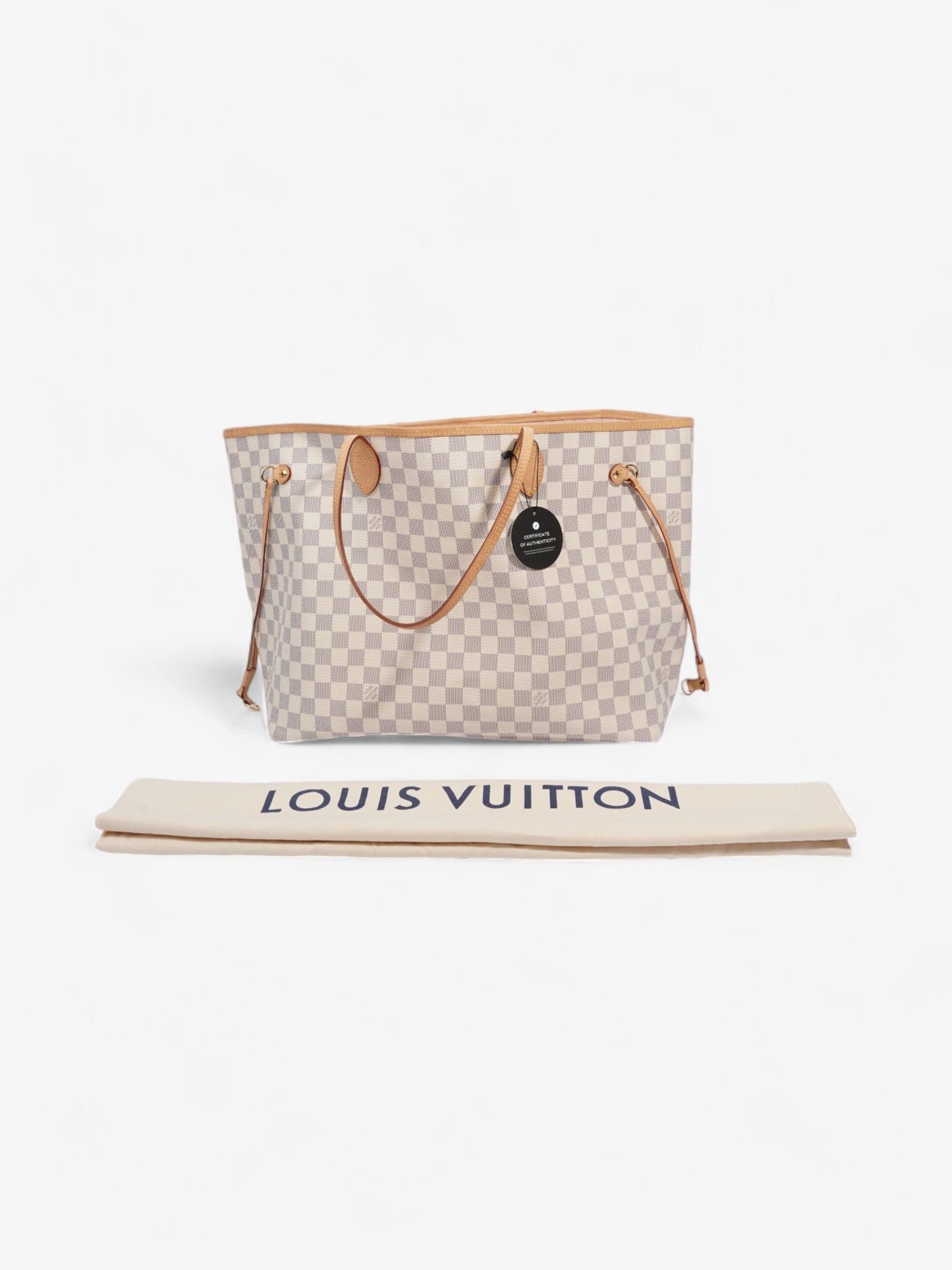 Louis Vuitton Neverfull Damier Azur  Coated Canvas GM