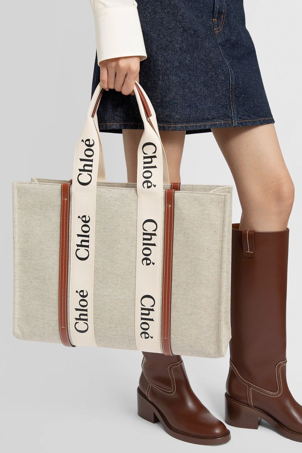 LARGE WOODY TOTE BAG