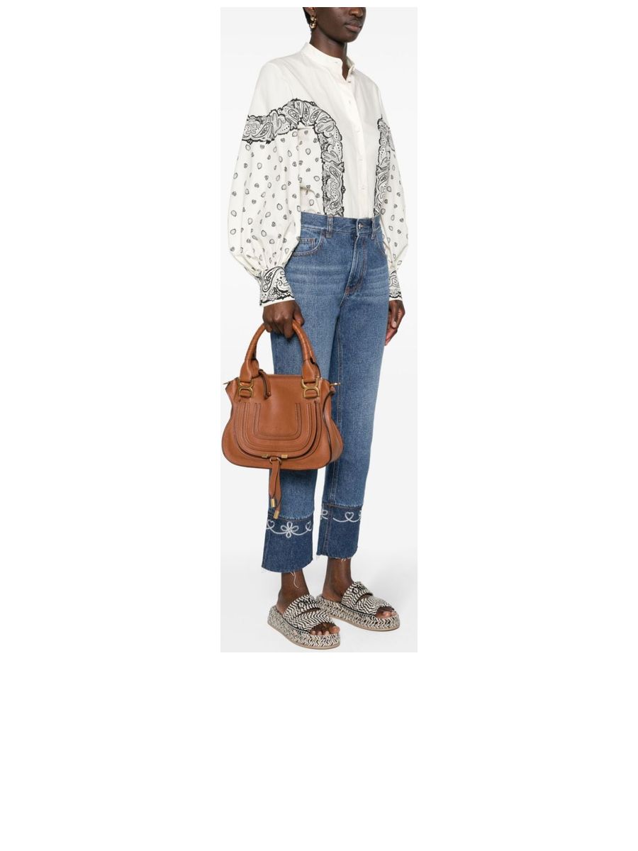 Small Marcie Bag in Grained Leather