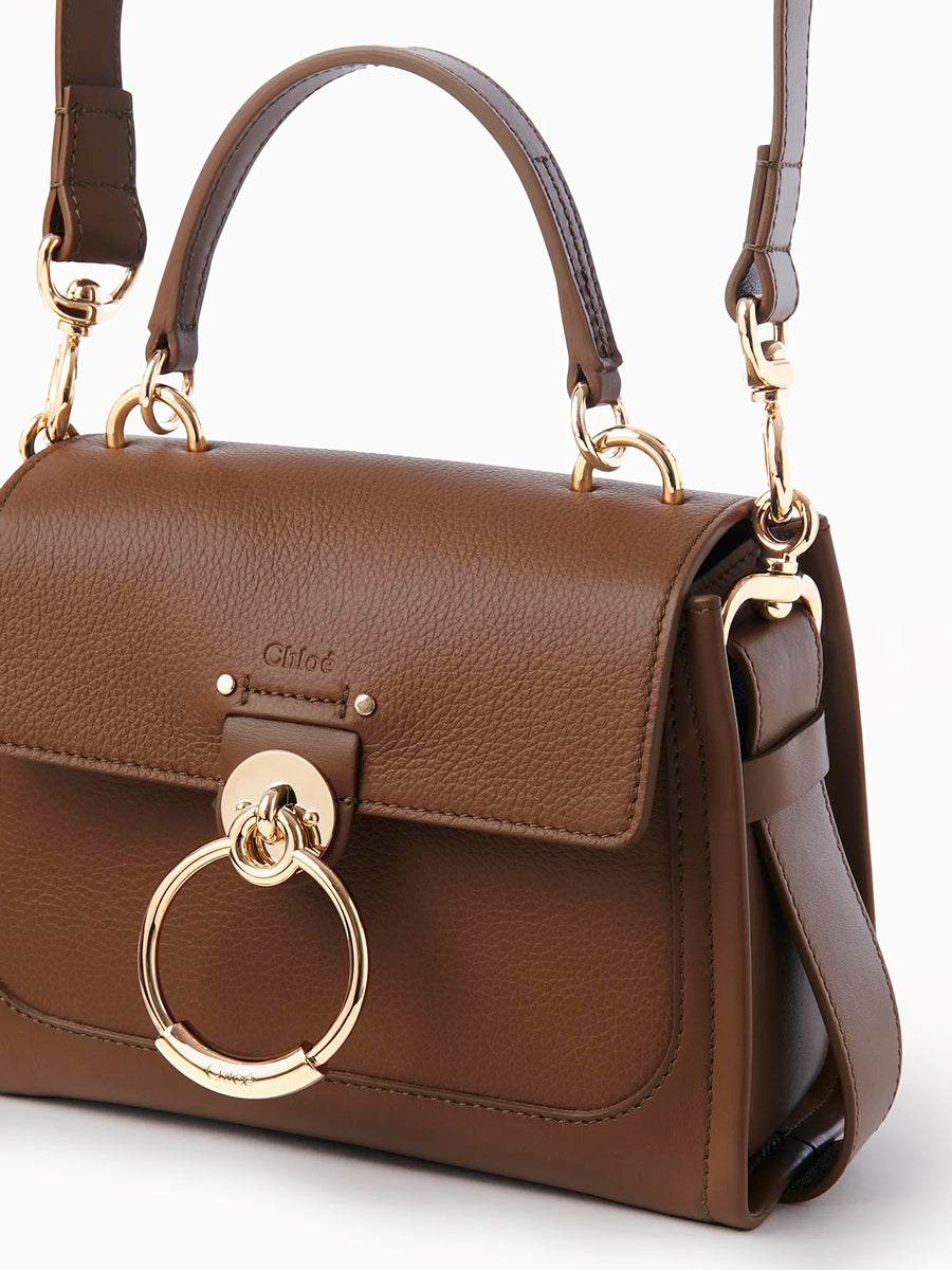 Mini Tess Day Bag in Dark Nut
