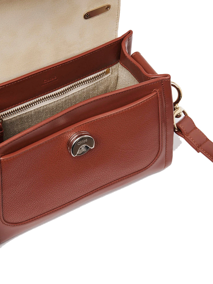 Mini Tess Day Bag in Sepia Brown