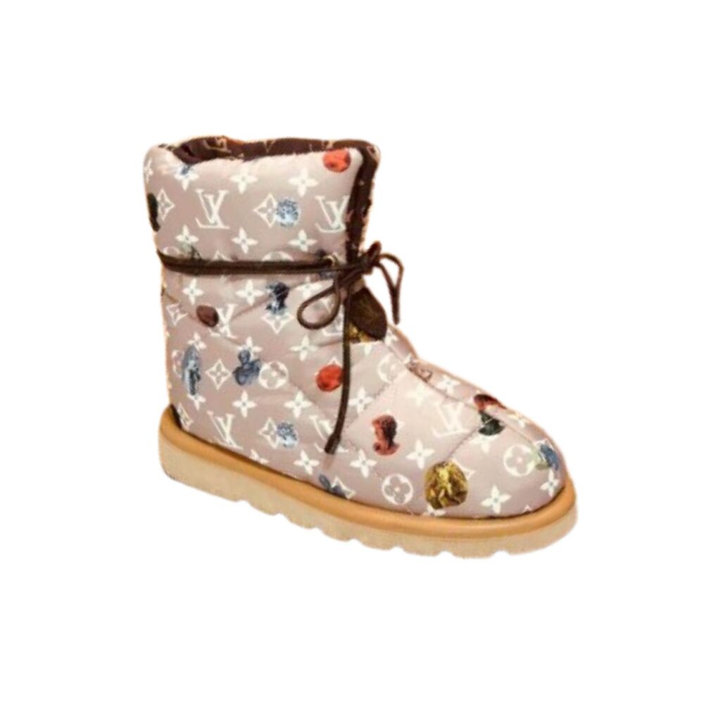 LV PILLOW COMFORT ANKLE BOOT GLMNOGRAM PINK