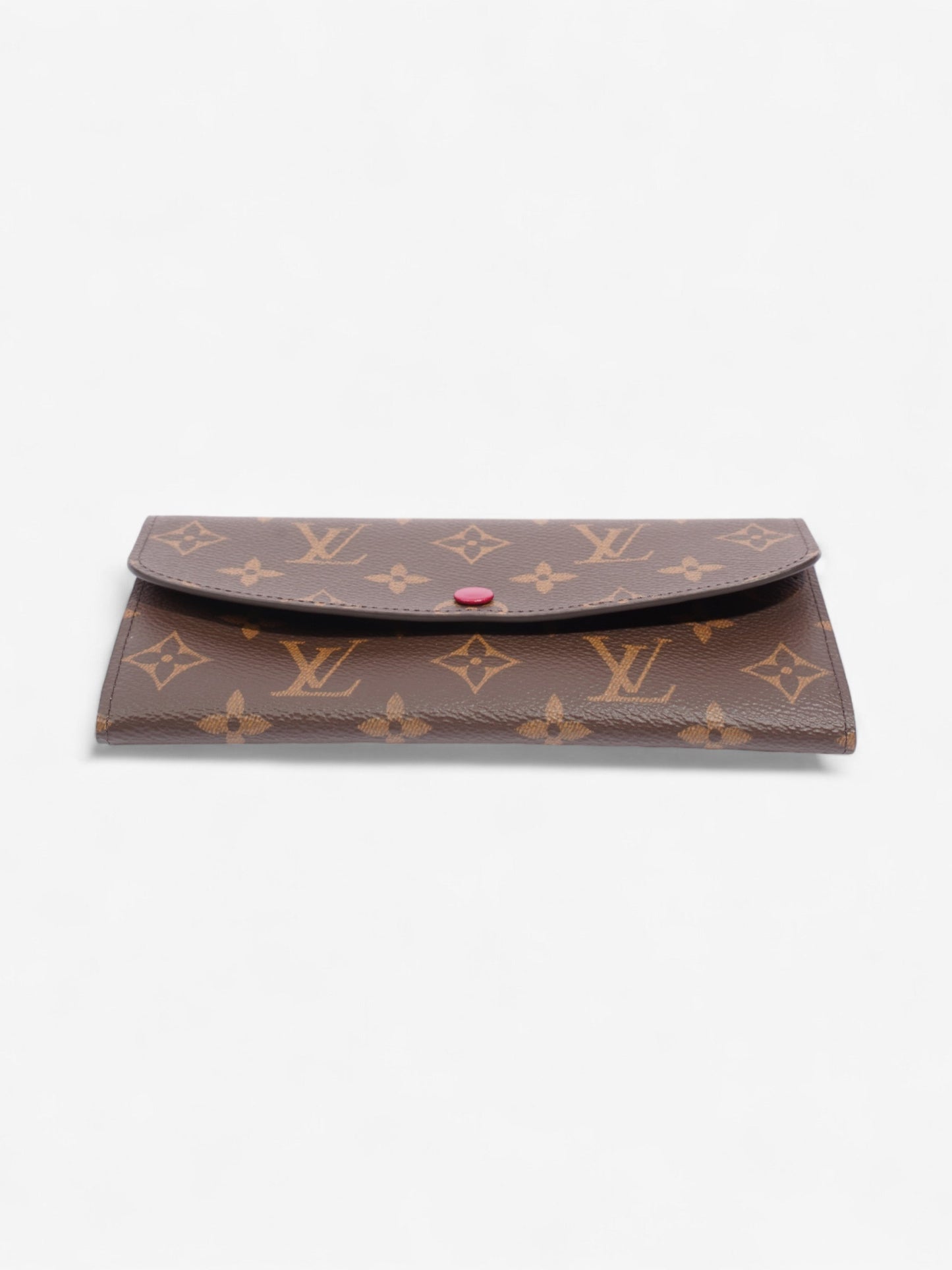 Louis Vuitton Emilie Wallet Monogram / Fuschia Coated Canvas