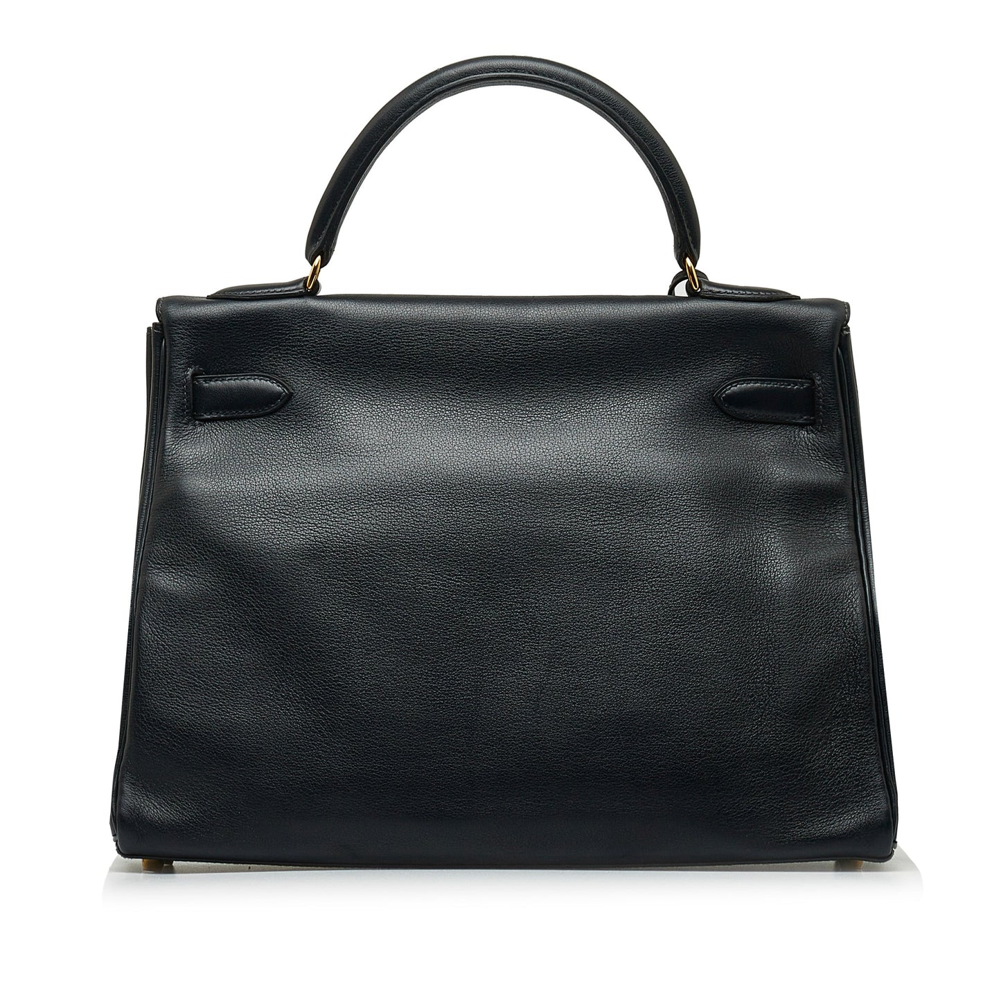 HermÃƒÆ’Ã‚Â¨s Kelly 32 Black Evercolor Clemence Gold