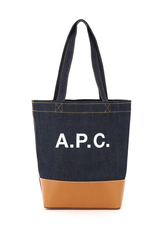 A.P.C. Axel Small Denim Tote Bag Women
