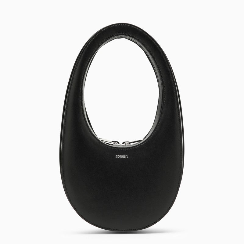 Coperni Mini Black Leather Swipe Bag Women