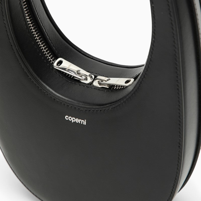 Coperni Mini Black Leather Swipe Bag Women