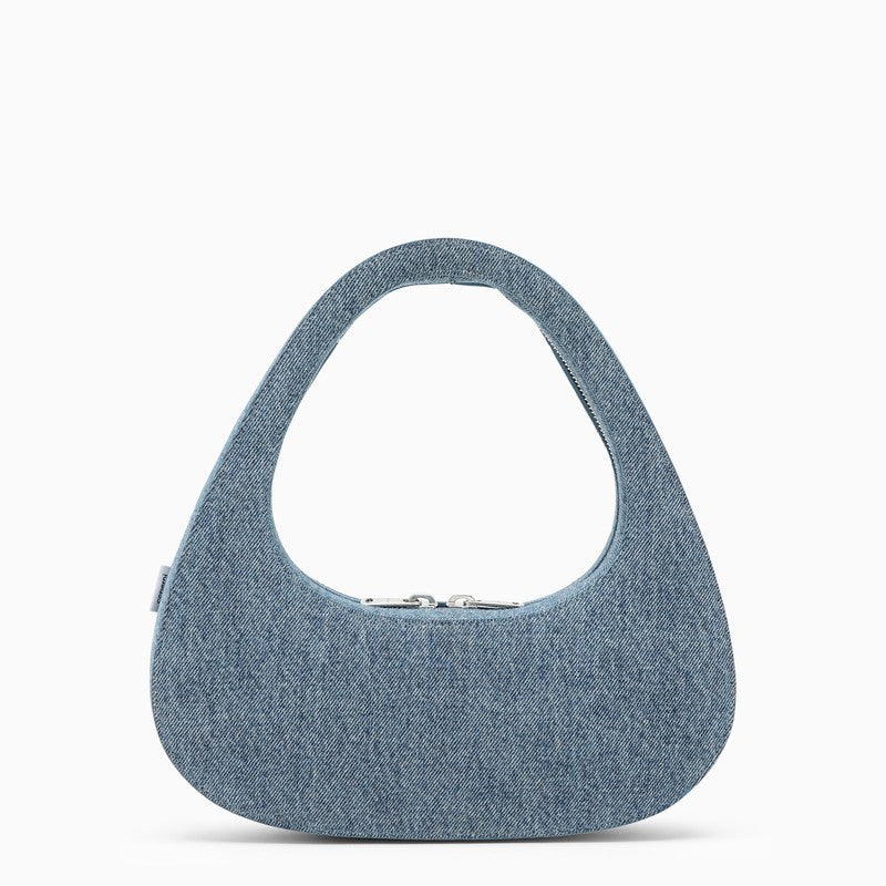 Coperni Baguette Swipe Bag In Denim Women