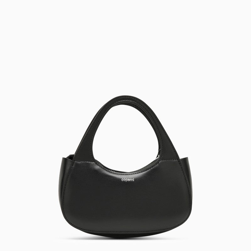 Coperni Micro Baguette Swipe Bag Black Leather Women