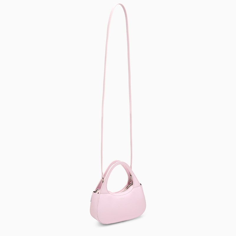 Coperni Micro Baguette Swipe Bag Pink Leather Women