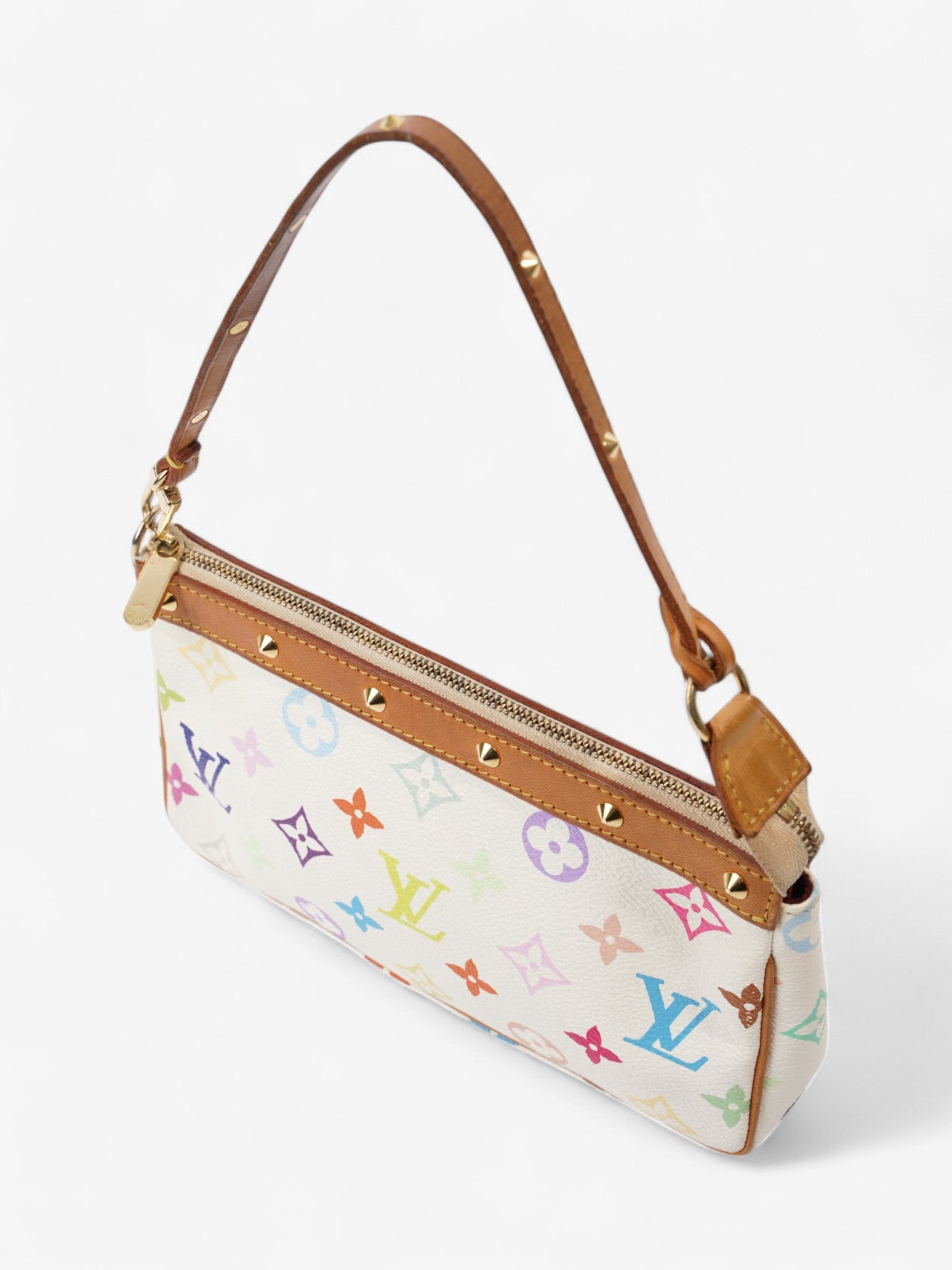 Louis Vuitton Pochette Accessoires Monogram Multicolour / White Canvas