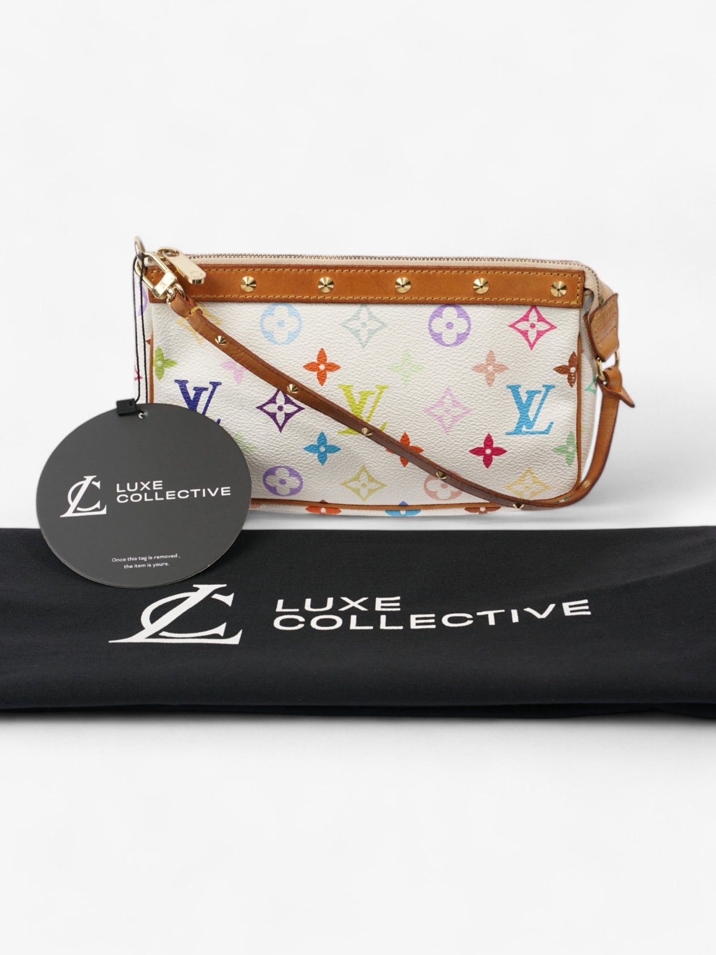 Louis Vuitton Pochette Accessoires Monogram Multicolour / White Canvas